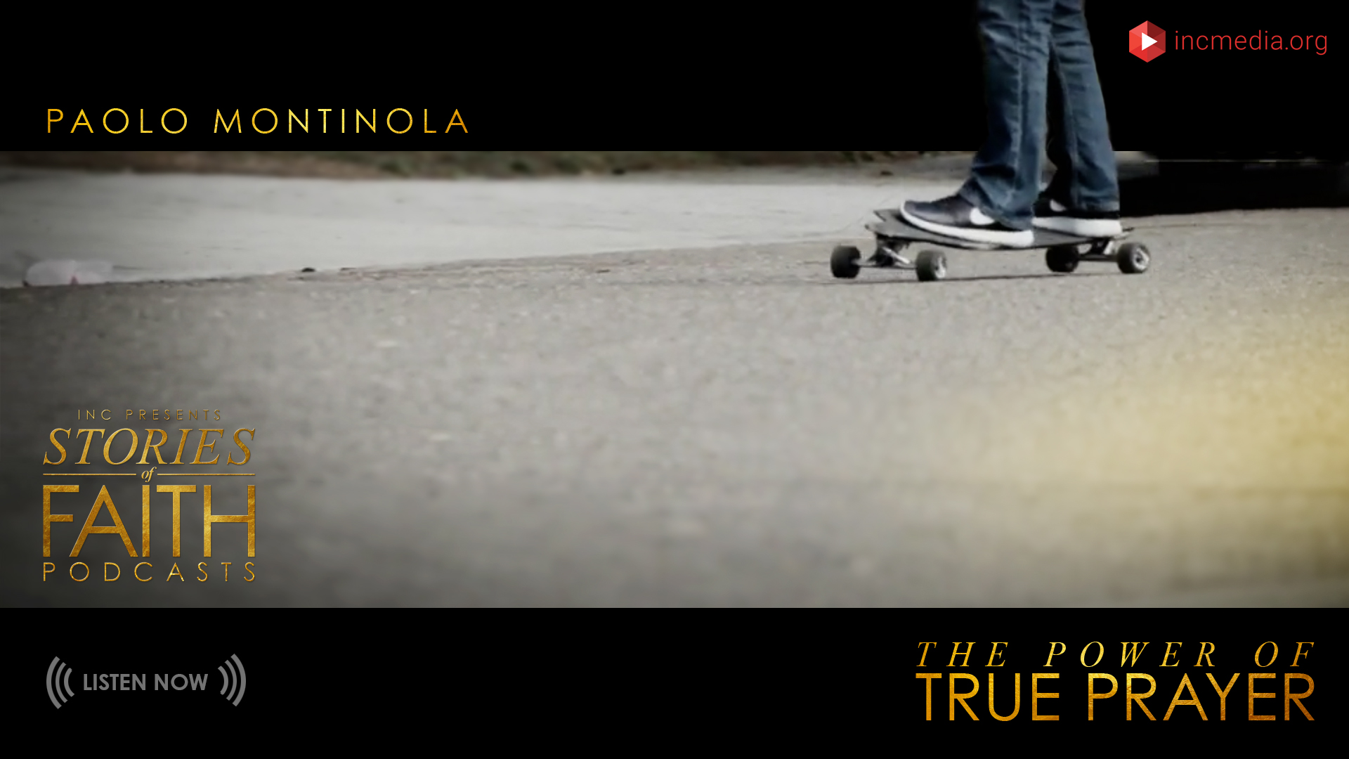 feet of person riding a skateboard