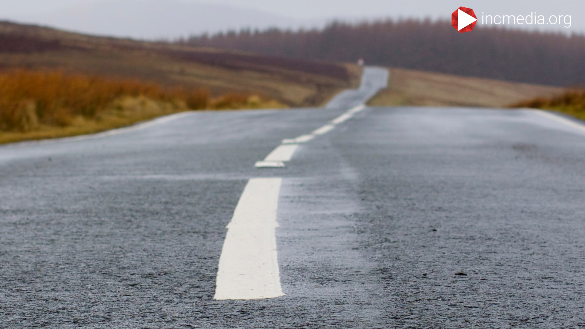 Long winding road that keeps going on and on.