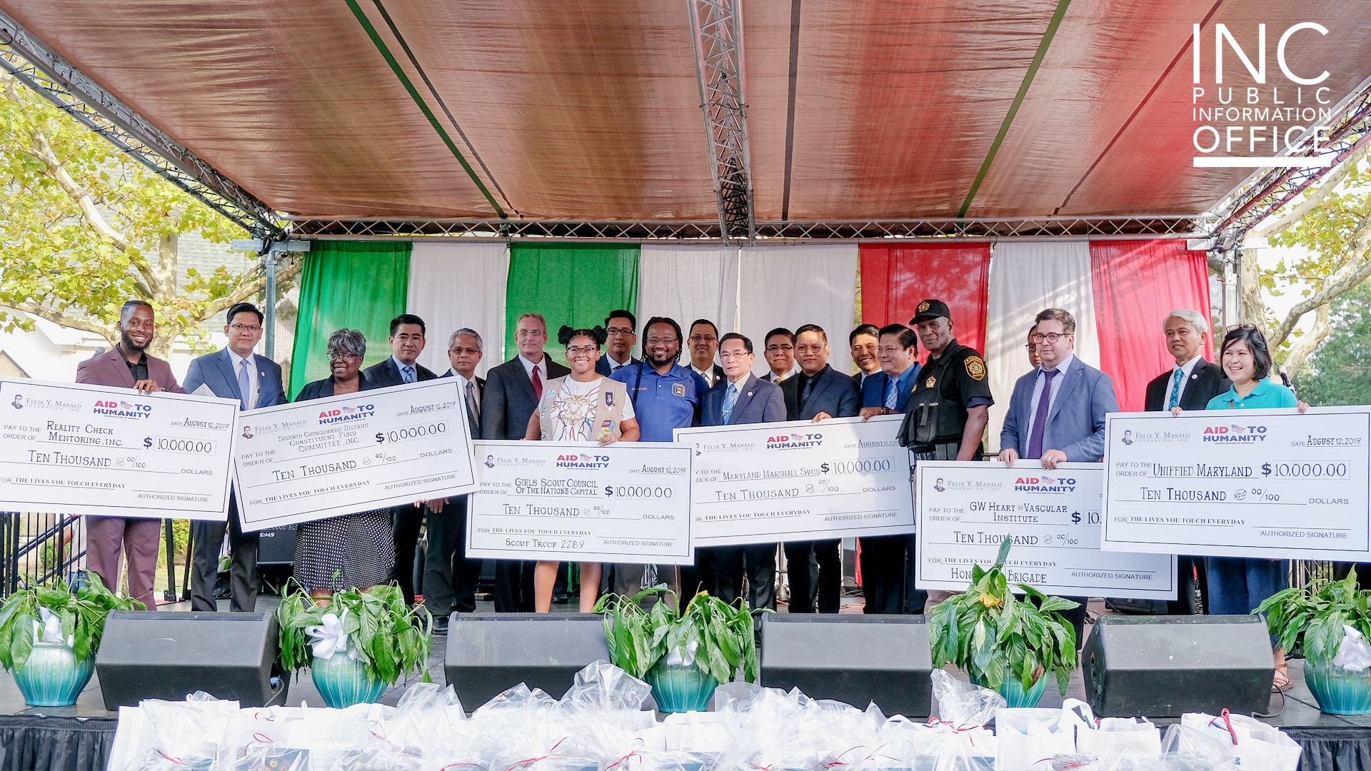 Six local organizations receive $10,000 in charitable donation funding at Aid to Humanity event